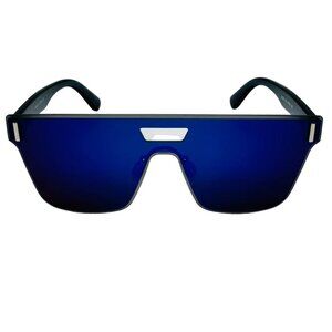 7038 | Blue Mirror Shield Sunglasses